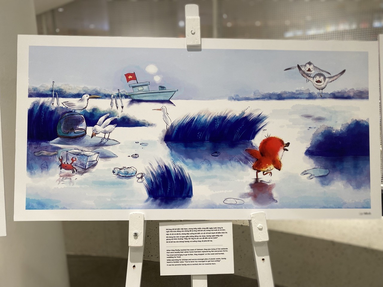 Illustration Exhibition Lotte Mall West Lake Hanoi, Illustration Exhibition Lotte Mall West Lake Hanoi,