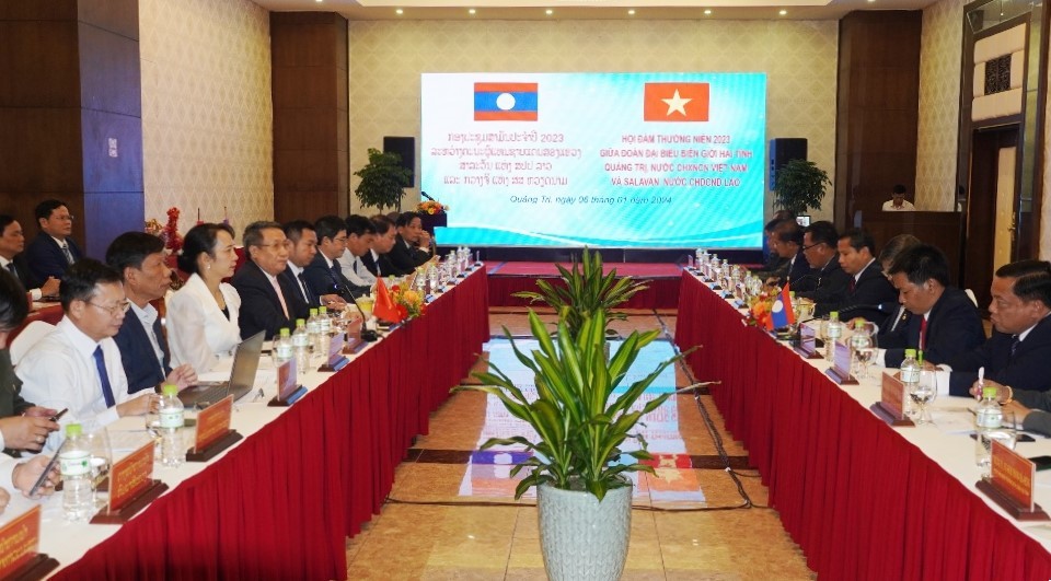 Quảng Trị và Salavan (Lào) ký kết biên bản thường niên về công tác biên giới Quảng Trị và Salavan (Lào) ký kết biên bản thường niên về công tác biên giới