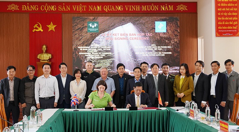 Phong Nha-Ke Bang And Yorkshire Dales Cooperate On Biodiversity And Cave Exploration Phong Nha-Ke Bang, Yorkshire Dales Cooperate On Biodiversity And Cave Exploration