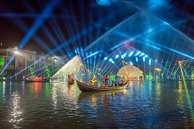 A color show in Phu Quoc (Photo: VNA) A color show in Phu Quoc (Photo: VNA)