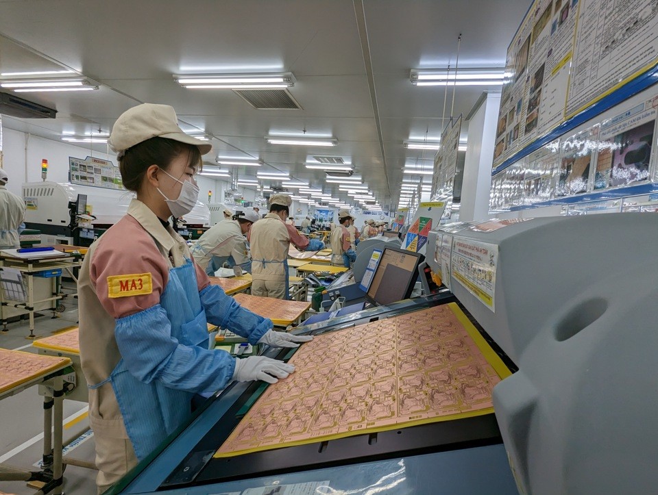 Illurtrative photo: Electronics production at Meiko Vietnam Company in Thach That Industrial Park, Hanoi. Photo: Hai Linh/The Hanoi Times Illurtrative photo: Electronics production at Meiko Vietnam Company in Thach That Industrial Park, Hanoi. Photo: Hai Linh/The Hanoi Times