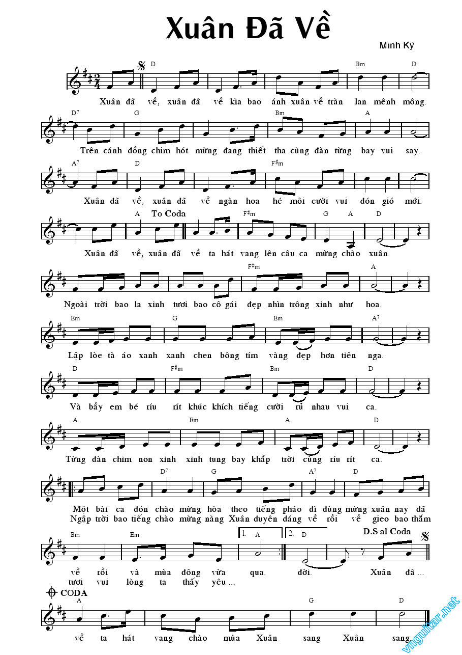 Lời bài hát (Lyrics) “Xuân đã về” – Bài hát được mở nhiều nhất mỗi dịp xuân về Lời bài hát (Lyrics) “Xuân đã về” – Bài hát được mở nhiều nhất mỗi dịp xuân về