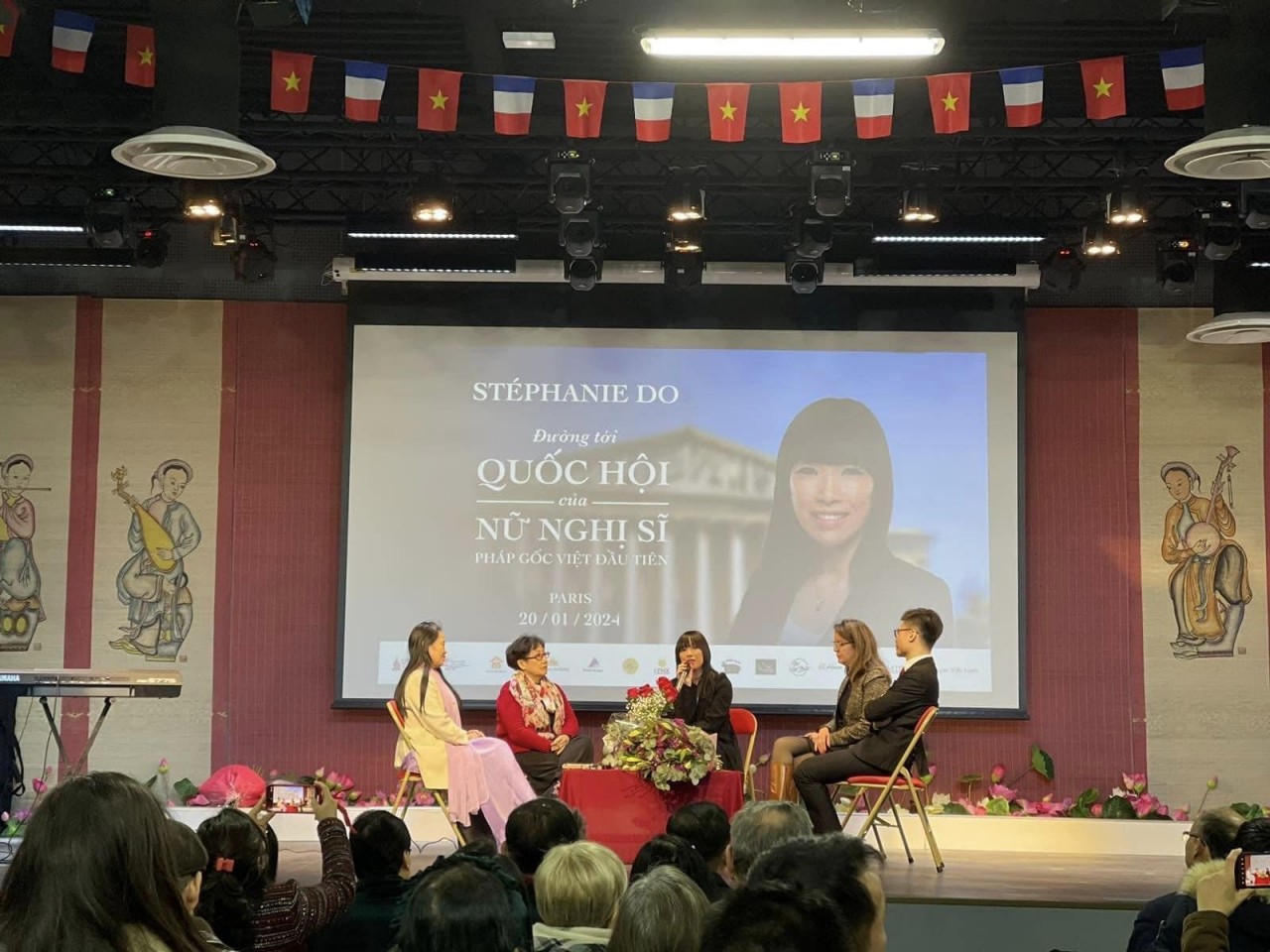 nữ nghị sĩ Quốc hội gốc Việt tại Pháp Stéphanie Đỗ chia sẻ câu chuyện thành công của mình với cộng đồng người Việt tại Pháp. nữ nghị sĩ Quốc hội gốc Việt tại Pháp Stéphanie Đỗ chia sẻ câu chuyện thành công của mình với cộng đồng người Việt tại Pháp.