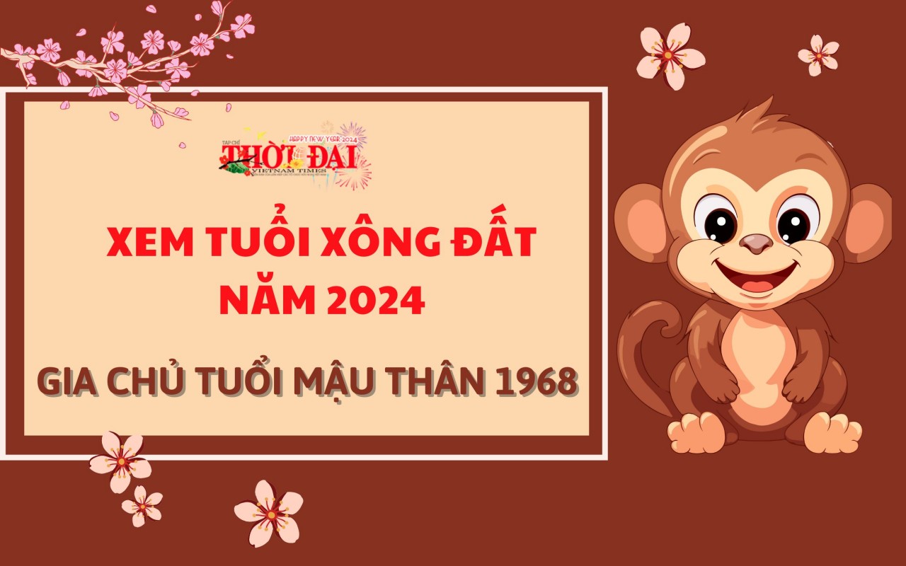 Tuổi xông đất năm 2024 cho gia chủ tuổi Mậu Thân 1968 Tuổi xông đất năm 2024 cho gia chủ tuổi Mậu Thân 1968