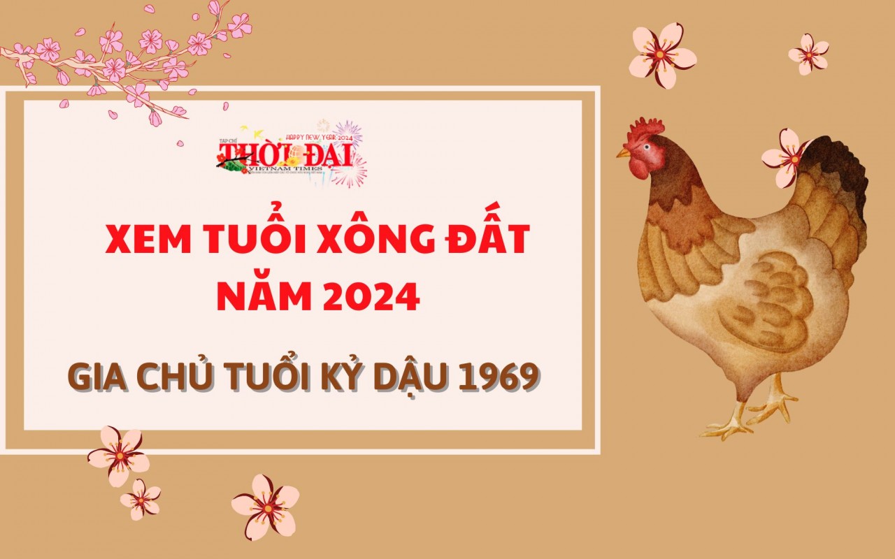 Tuổi xông đất năm 2024 cho gia chủ tuổi Kỷ Dậu 1969 Tuổi xông đất năm 2024 cho gia chủ tuổi Kỷ Dậu 1969