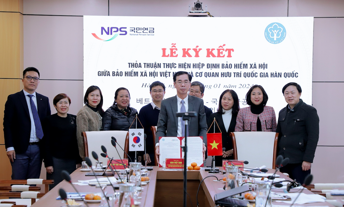 BHXH Việt Nam và Cơ quan hưu trí Quốc gia Hàn Quốc: Ký Thỏa thuận thực hiện Hiệp định BHXH BHXH Việt Nam và Cơ quan hưu trí Quốc gia Hàn Quốc: Ký Thỏa thuận thực hiện Hiệp định BHXH