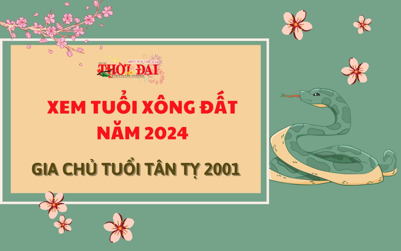 Tuổi xông đất năm 2024 cho gia chủ tuổi Tân Tị 2001 Tuổi xông đất năm 2024 cho gia chủ tuổi Tân Tị 2001