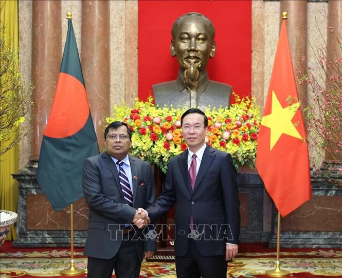 Chủ tịch nước Võ Văn Thưởng tiếp Đại sứ các nước trình Quốc thư và chào từ biệt Chủ tịch nước Võ Văn Thưởng tiếp Đại sứ các nước trình Quốc thư và chào từ biệt