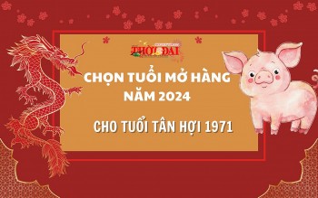 Tuổi mở hàng năm 2024 cho người tuổi Tân Hợi 1971