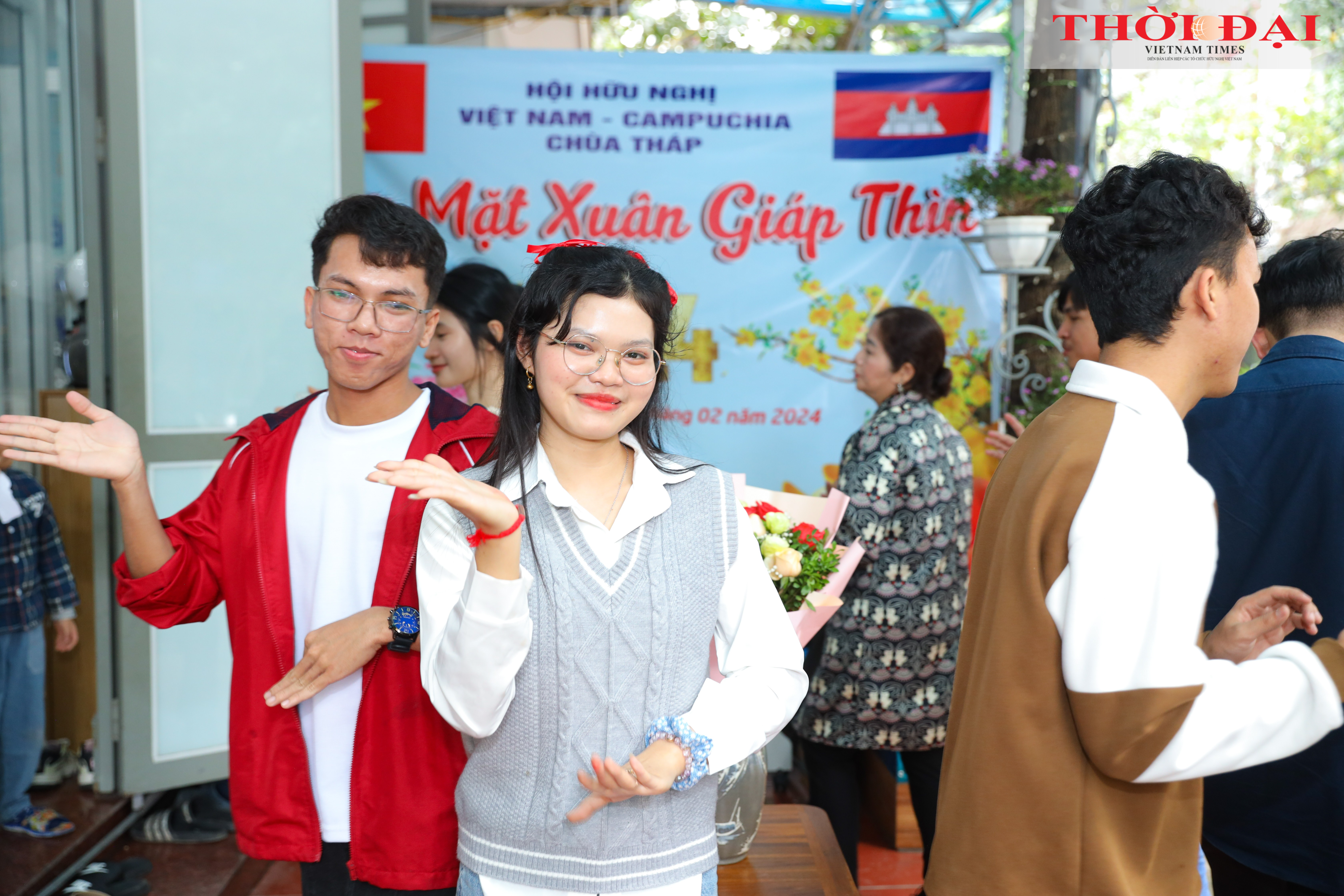 Bữa cơm tất niên của lưu học sinh Campuchia tại Việt Nam