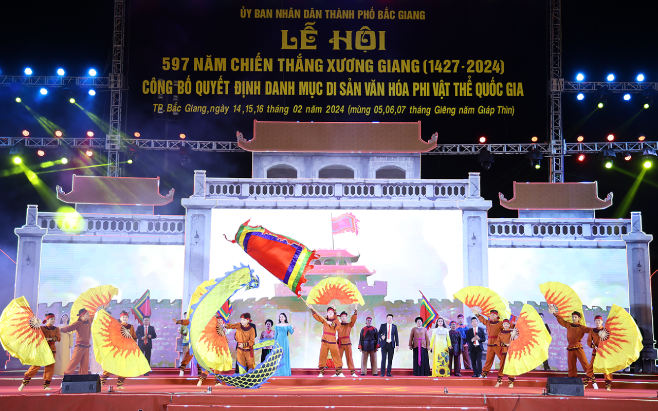 Lễ hội Xương Giang là di sản văn hóa phi vật thể quốc gia Lễ hội Xương Giang là di sản văn hóa phi vật thể quốc gia