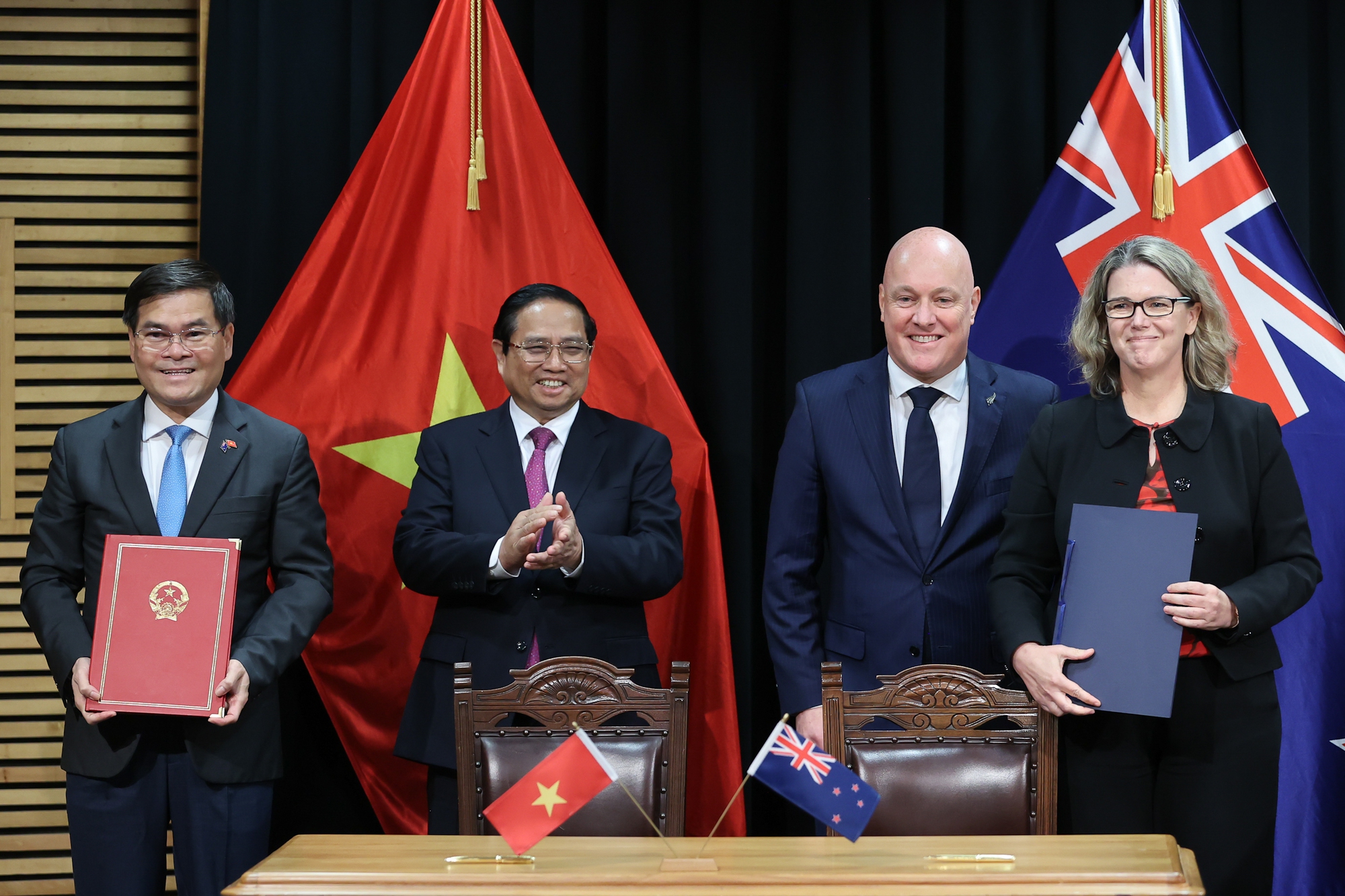 Việt Nam – New Zealand ký kết các văn kiện hợp tác quan trọng- Ảnh 3. Việt Nam – New Zealand ký kết các văn kiện hợp tác quan trọng- Ảnh 3.