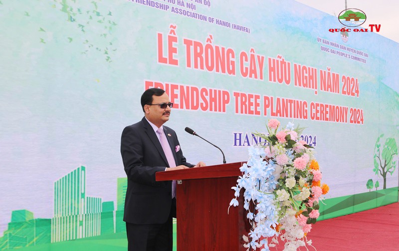 Trồng cây vun đắp tình hữu nghị Việt Nam - Ấn Độ Trồng cây vun đắp tình hữu nghị Việt Nam - Ấn Độ