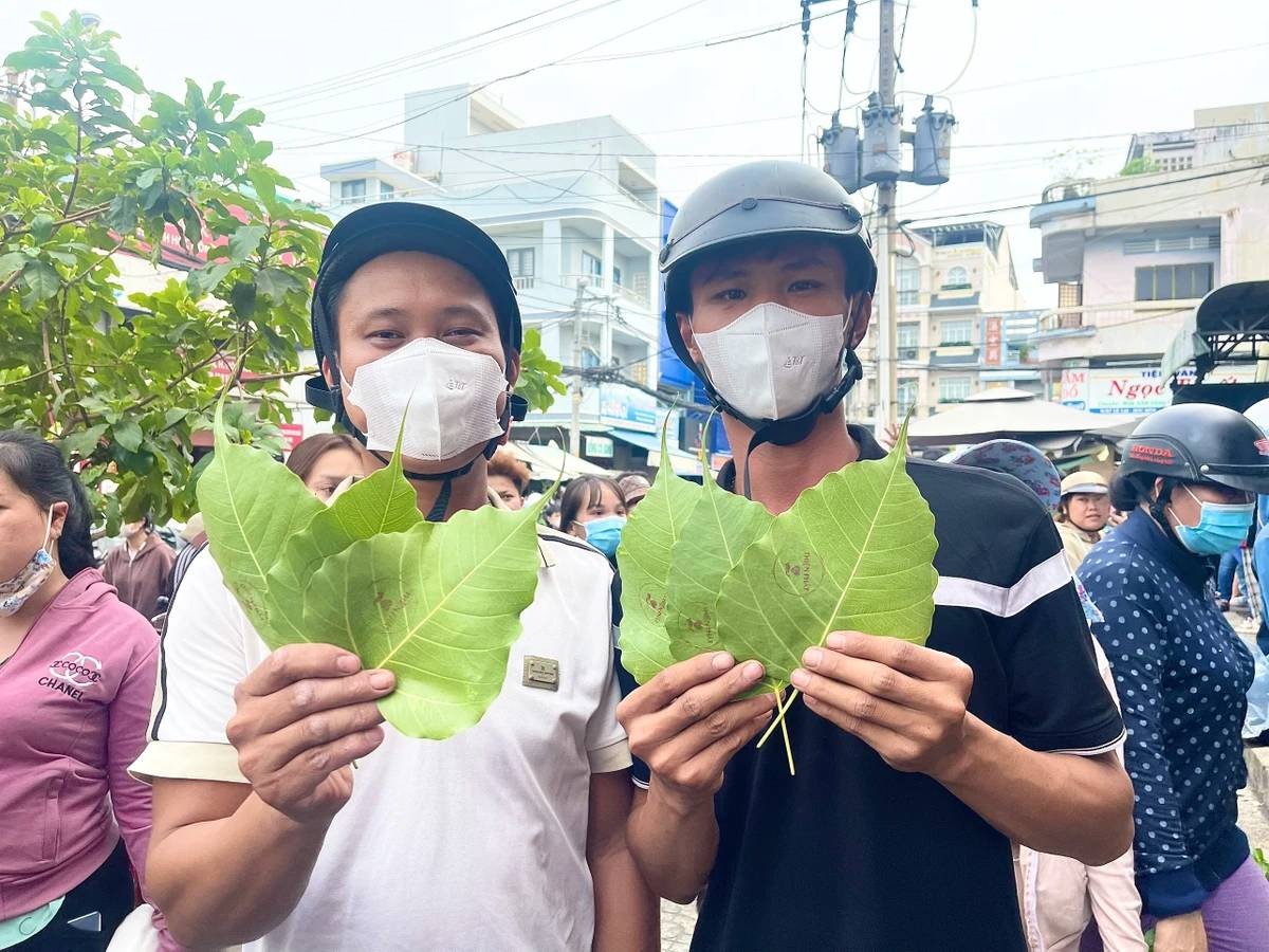 Special Market in Ho Chi Minh City Where You can Pay Food With Leaves Phiên chợ lấy lá thay tiền, muốn mua món ăn chỉ cần đưa lá cây ở TP.HCM