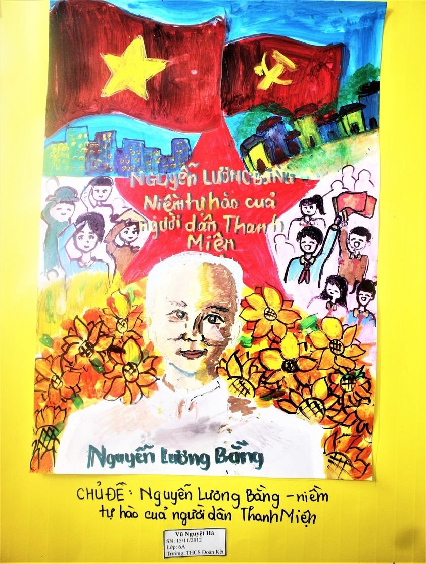 Tác phẩm: Nguyễn Lương Bằng - niềm tự hào của người dân Thanh Miện Thí sinh: Vũ Nguyệt Hà Đơn vị: Lớp 6A, Trường THCS Đoàn Kết Tác phẩm: Nguyễn Lương Bằng - niềm tự hào của người dân Thanh Miện Thí sinh: Vũ Nguyệt Hà Đơn vị: Lớp 6A, Trường THCS Đoàn Kết