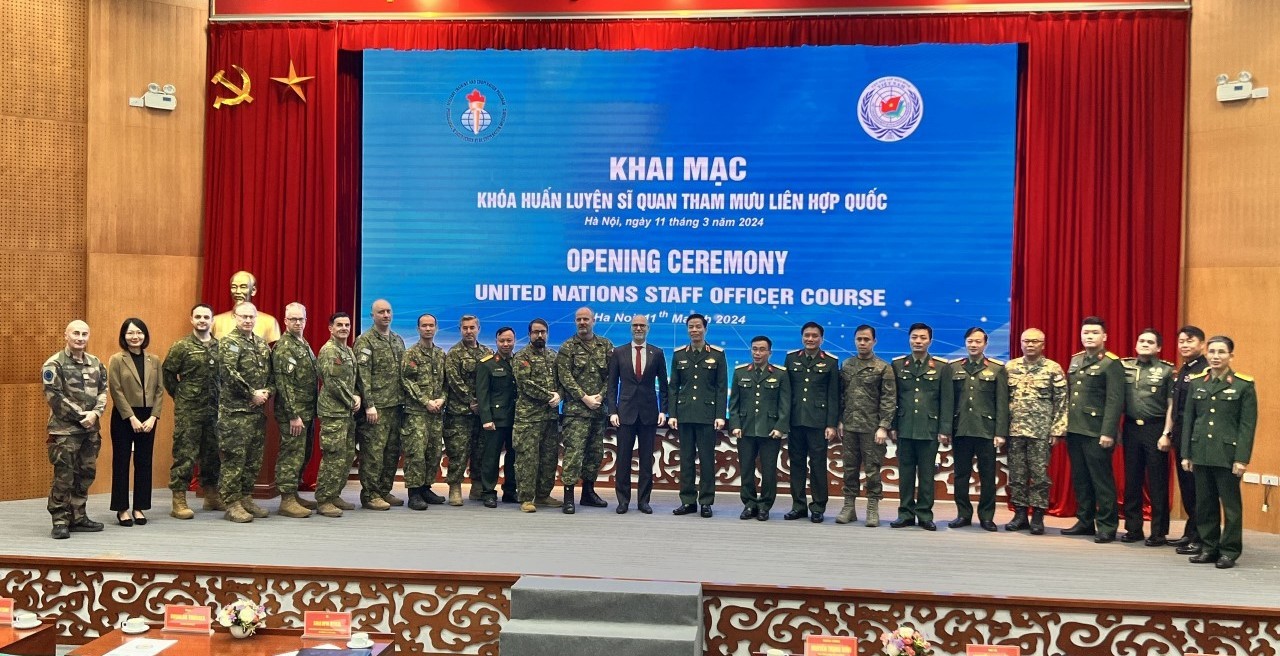 United Nations Staff Officer Training Course Held in Vietnam United Nations Staff Officer Training Course Held in Vietnam