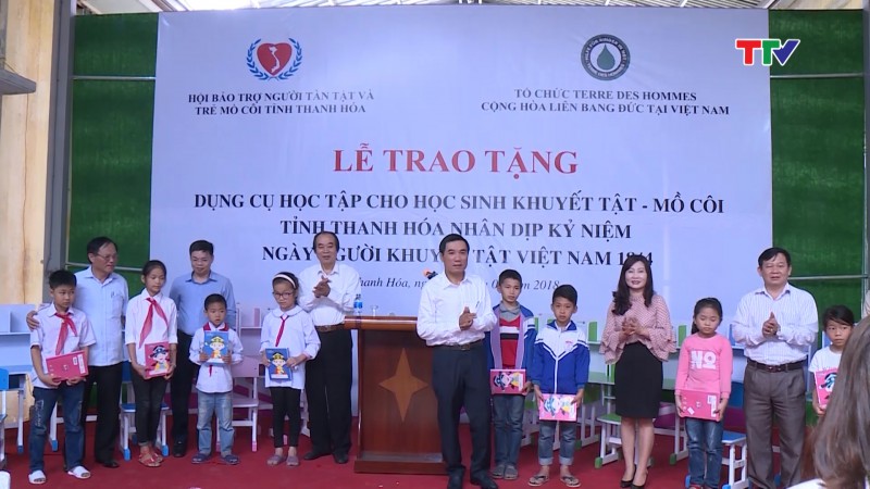 Tổ chức Terre des Hommes (Đức) tài trợ hơn 1,8 tỷ đồng cho trẻ em ở Thanh Hóa Tổ chức Terre des Hommes (Đức) tài trợ hơn 1,8 tỷ đồng cho trẻ em ở Thanh Hóa