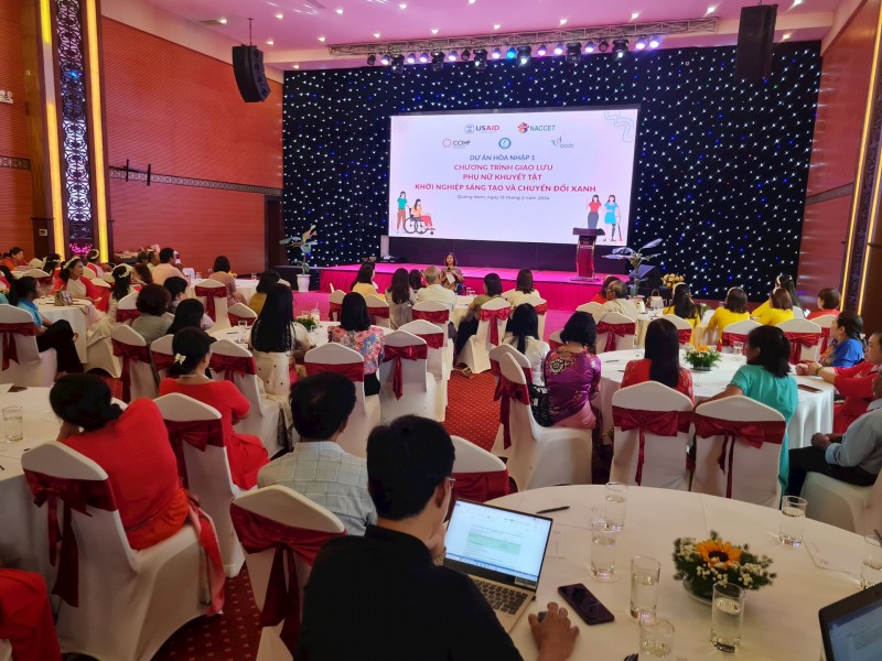 Truyền cảm hứng khởi nghiệp cho phụ nữ khuyết tật Quảng Nam, Quảng Trị Truyền cảm hứng khởi nghiệp cho phụ nữ khuyết tật Quảng Nam, Quảng Trị