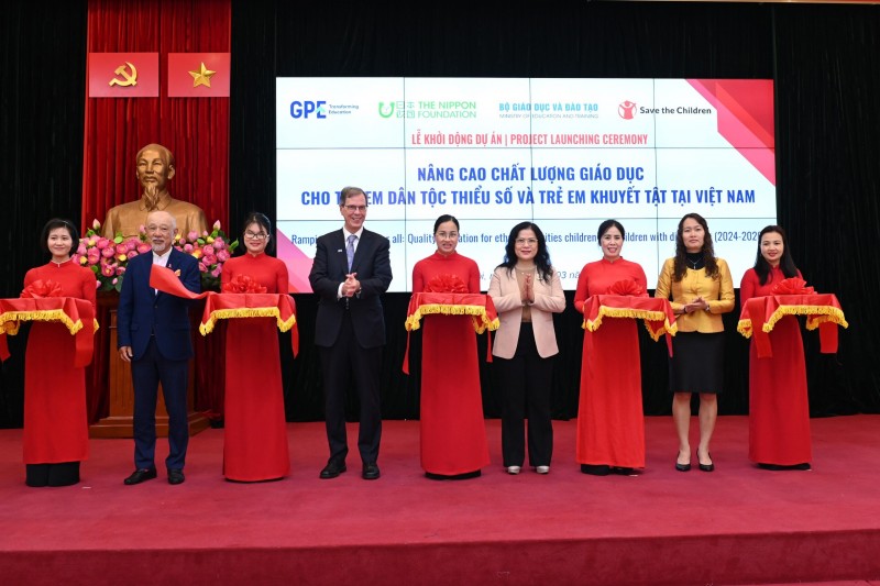 Khởi động dự án 5,2 triệu đô la Mỹ nâng cao chất lượng giáo dục cho trẻ em dân tộc thiểu số và khuyết tật Khởi động dự án 5,2 triệu đô la Mỹ nâng cao chất lượng giáo dục cho trẻ em dân tộc thiểu số và khuyết tật
