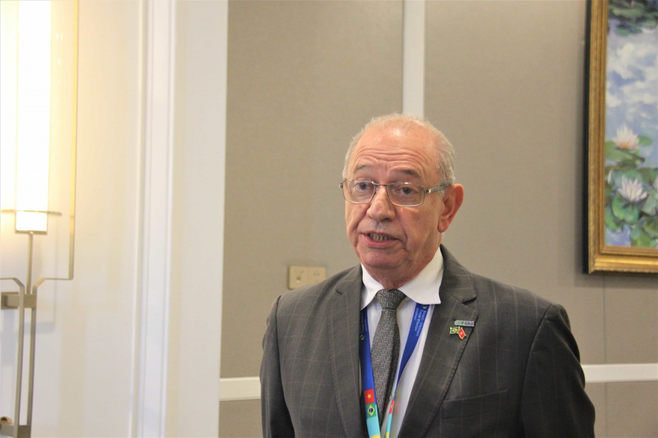Chairman of the Brazilian Animal Feed Manufacturers Association (ABRA) Décio Coutinho (Photo: Mai Anh) Chairman of the Brazilian Animal Feed Manufacturers Association (ABRA) Décio Coutinho (Photo: Mai Anh)