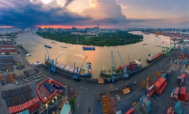 The port of HCM City. Photo: saigonport.vn