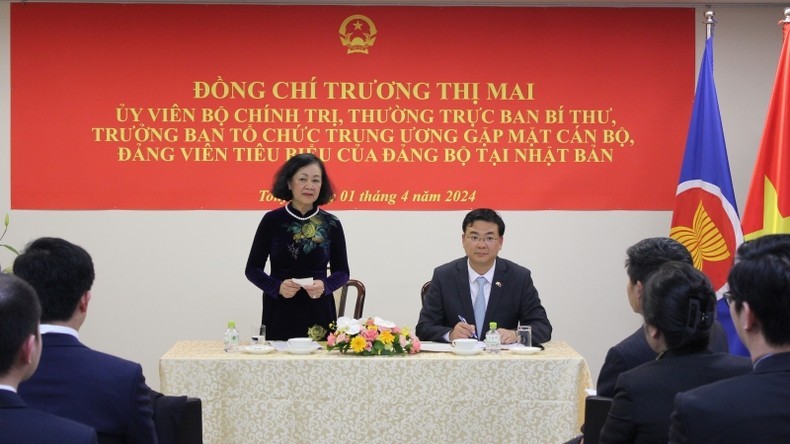undefined Thường trực Ban Bí thư dẫn đầu Đoàn đại biểu cấp cao Đảng ta thăm và làm việc tại Nhật Bản