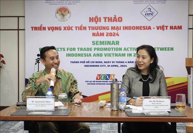 Thúc đẩy xúc tiến thương mại, nông nghiệp, thuỷ sản Indonesia - Việt Nam Chú thích ảnh