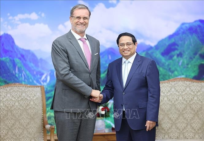 Thủ tướng Phạm Minh Chính tiếp Đại sứ Pháp Olivier Brochet Thủ tướng Phạm Minh Chính tiếp Đại sứ Pháp Olivier Brochet