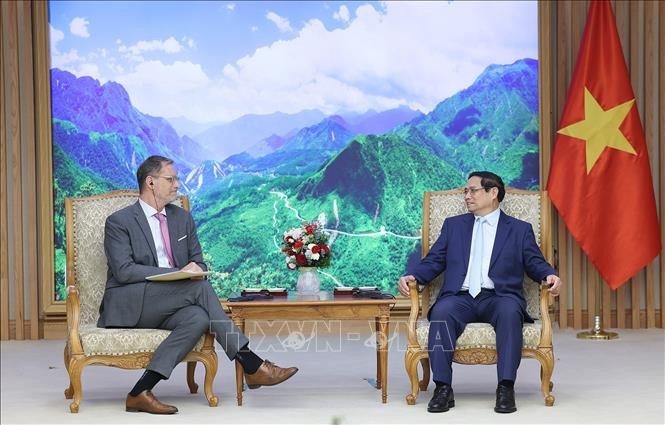 Thủ tướng Phạm Minh Chính tiếp Đại sứ Pháp Olivier Brochet Thủ tướng Phạm Minh Chính tiếp Đại sứ Pháp Olivier Brochet