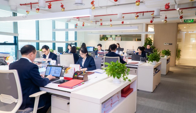 Văn phòng làm việc của Tập đoàn GELEX tại Trụ sở chính – Số 52 Lê Đại Hành, Hai Bà Trưng - Hà Nội.