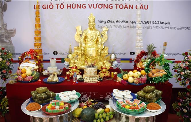 Kiều bào tại đất nước Triệu Voi ghi nhớ công ơn Vua Hùng Chú thích ảnh