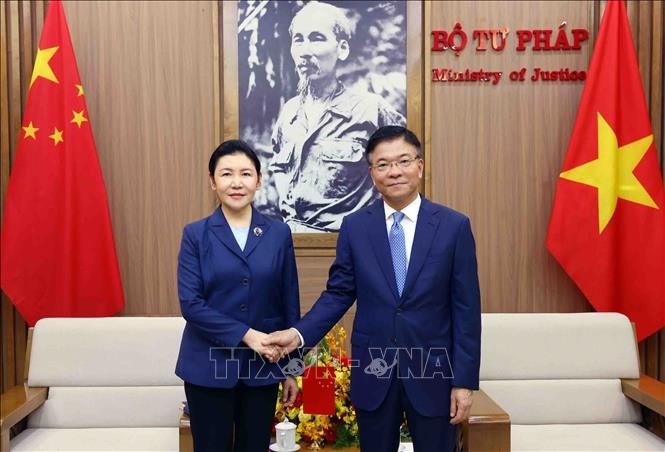 Việt Nam, Trung Quốc thúc đẩy hợp tác về pháp luật và tư pháp