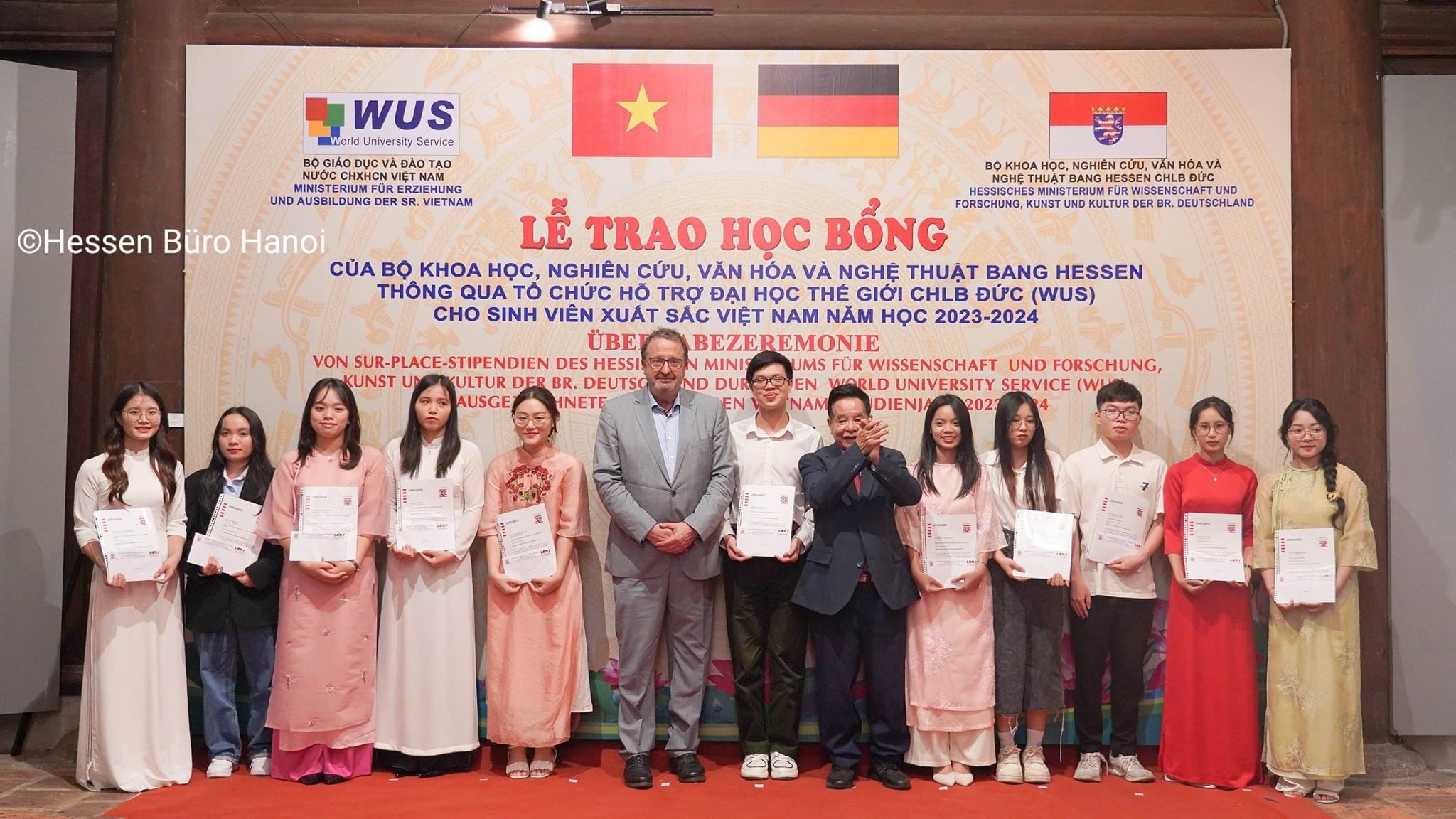 Các sinh viên Việt Nam có thành tích xuất sắc nhận học bổng Hessen Các sinh viên Việt Nam có thành tích xuất sắc nhận học bổng Hessen
