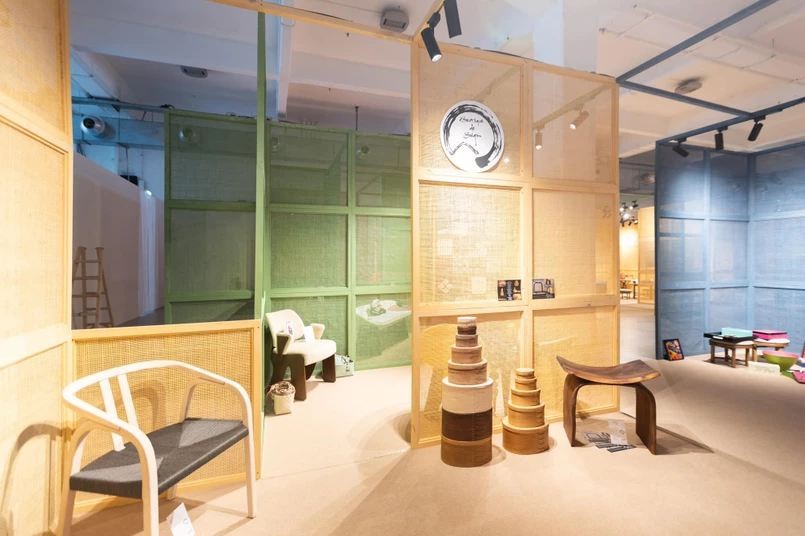Furniture products are displayed at Vietnam Pavilion at Milan Design Week. Source: HAWA Vietnam Furniture products are displayed at Vietnam Pavilion at Milan Design Week. Source: HAWA Vietnam