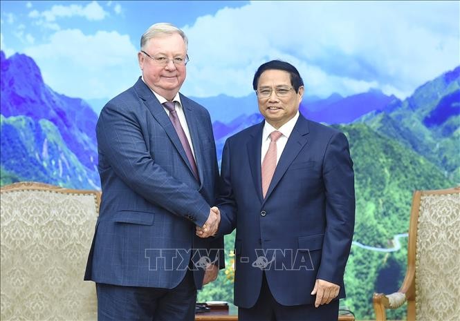 Thủ tướng Phạm Minh Chính tiếp Chủ tịch Hội Luật gia Liên bang Nga Thủ tướng Phạm Minh Chính tiếp Chủ tịch Hội Luật gia Liên bang Nga