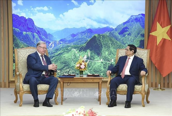 Thủ tướng Phạm Minh Chính tiếp Chủ tịch Hội Luật gia Liên bang Nga Thủ tướng Phạm Minh Chính tiếp Chủ tịch Hội Luật gia Liên bang Nga