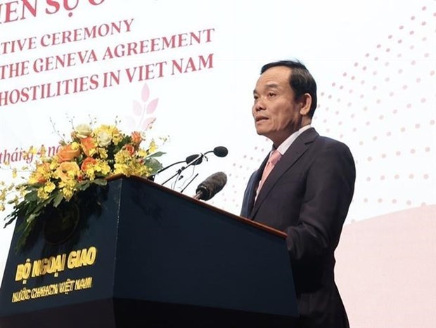 Deputy PM Tran Luu Quang addresses the ceremony. (Photo: VNA) Deputy PM Tran Luu Quang addresses the ceremony. (Photo: VNA)