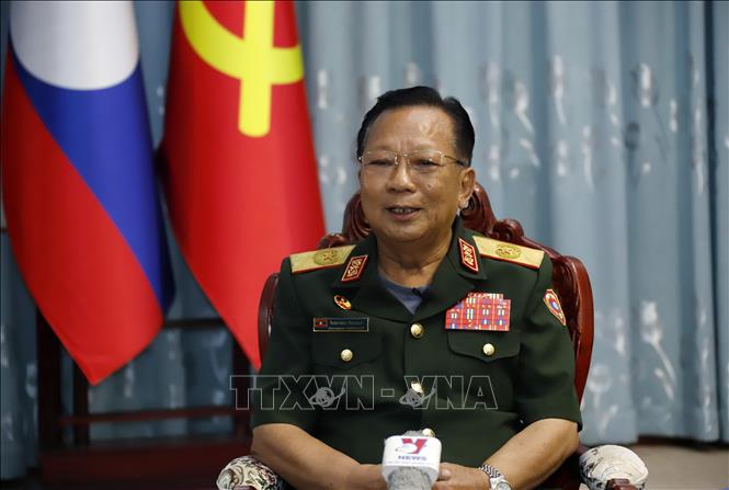 Lãnh đạo Lào đánh giá ý nghĩa chiến thắng Điện Biên Phủ đối với cách mạng Việt Nam - Lào Chú thích ảnh