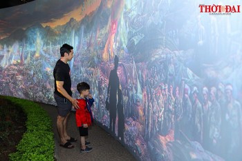 Ứng dụng công nghệ 3D Mapping tái hiện bức tranh Chiến thắng Điện Biên Phủ hào hùng