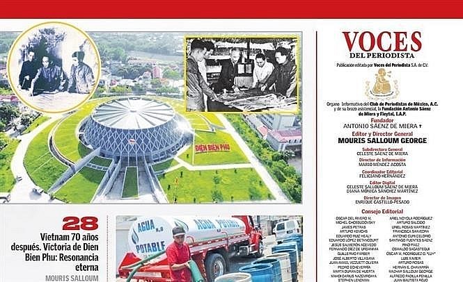 The article on Voces Del Periodista (Photo: VNA) The article on Voces Del Periodista (Photo: VNA)
