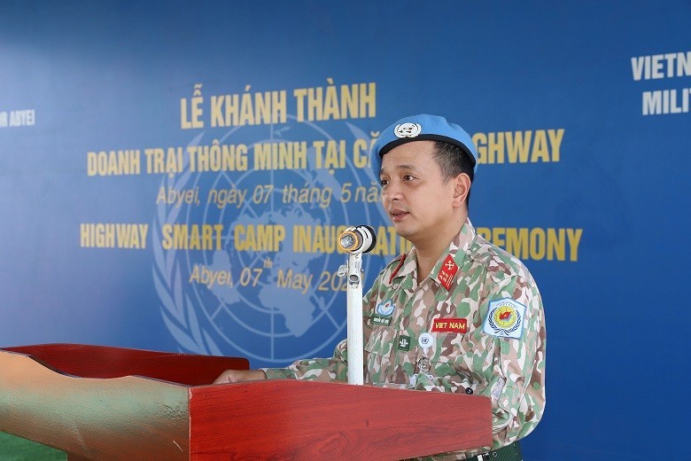 Đại tá Nguyễn Việt Hưng, Chỉ huy trưởng lực lượng Việt Nam tham gia hoạt động gìn giữ hòa bình Liên hợp quốc tại Phái bộ UNISFA, Đội trưởng Đội Công binh Việt Nam Đại tá Nguyễn Việt Hưng, Chỉ huy trưởng lực lượng Việt Nam tham gia hoạt động gìn giữ hòa bình Liên hợp quốc tại Phái bộ UNISFA, Đội trưởng Đội Công binh Việt Nam