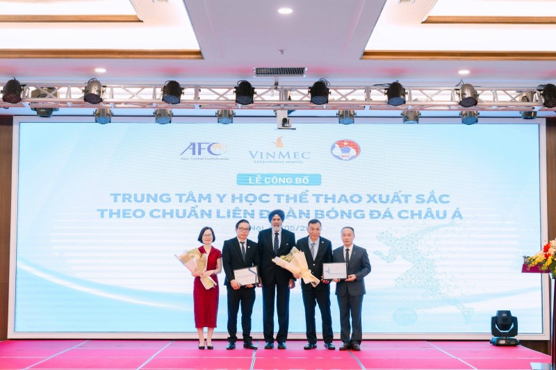 Đại diện duy nhất Việt Nam được LĐBĐ Châu Á công nhận là Trung tâm y học thể thao xuất sắc Đại diện duy nhất Việt Nam được LĐBĐ Châu Á công nhận là Trung tâm y học thể thao xuất sắc