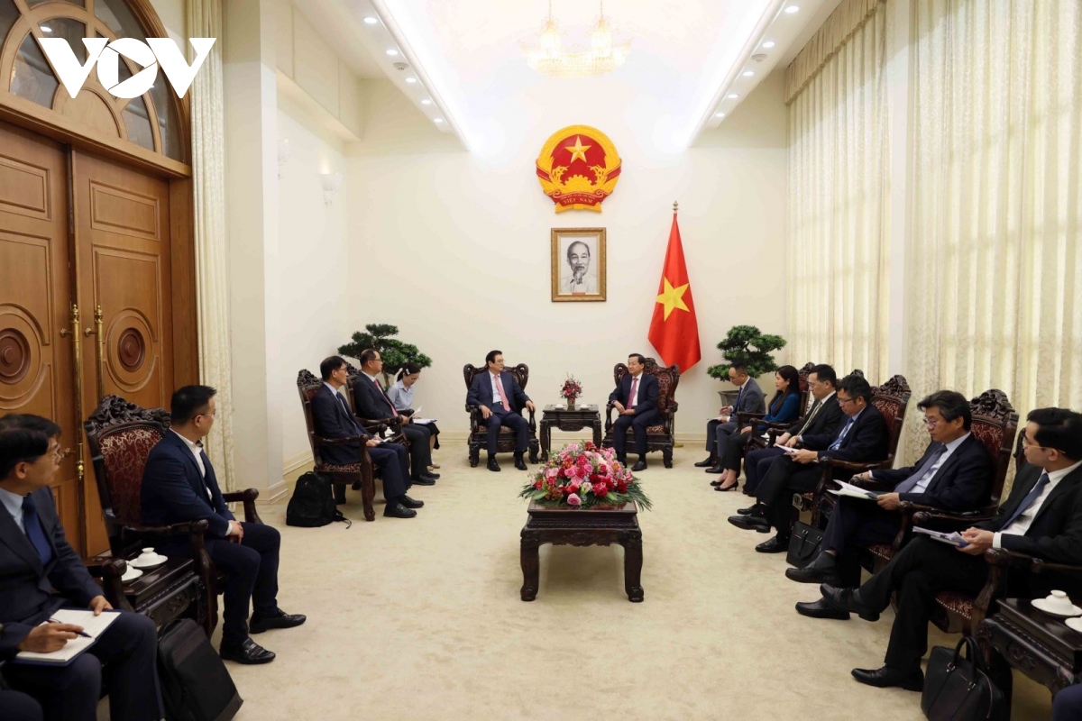 phó thủ tướng lê minh khái tiếp lãnh đạo tập đoàn hyosung hình ảnh 2 pho thu tuong le minh khai tiep lanh dao tap doan hyosung hinh anh 2