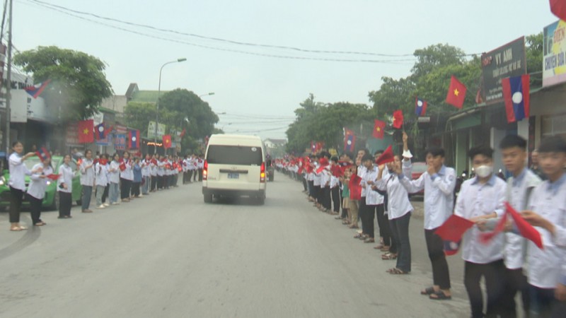 Nghệ An tổ chức lễ truy điệu và an táng 87 hài cốt Anh hùng liệt sỹ hy sinh ở nước bạn Lào