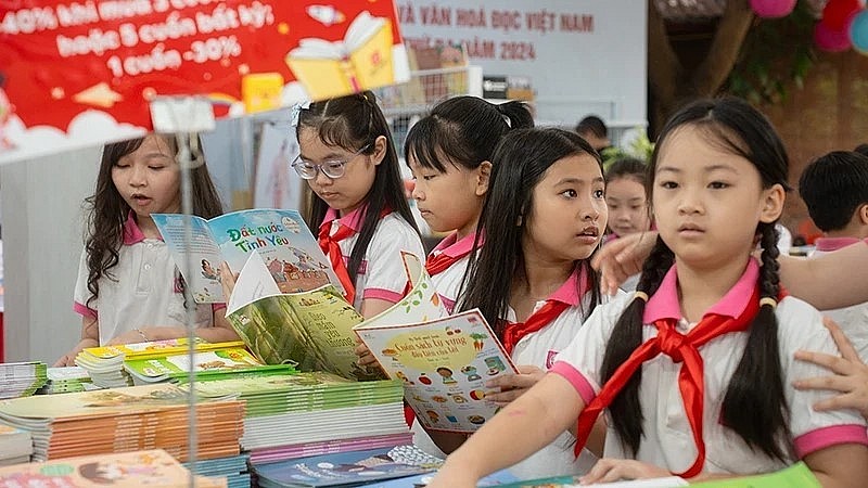 The book fair is expected to promote the reading habit among children. (Photo: Dinh Ti Books) The book fair is expected to promote the reading habit among children. (Photo: Dinh Ti Books)