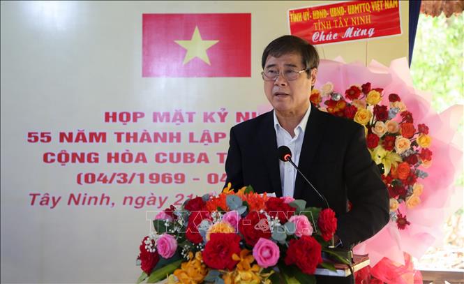 Dấu ấn tình đoàn kết 2 dân tộc Việt Nam - Cuba trên mảnh đất Tây Ninh Chú thích ảnh