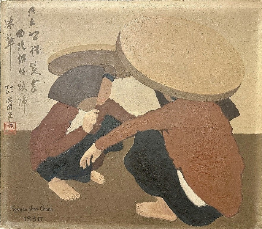 “Người hát dân ca” (Les Chanteuses de Campagne) created by renowned painter Nguyen Phan Chanh. “Người hát dân ca” (Les Chanteuses de Campagne) created by renowned painter Nguyen Phan Chanh.