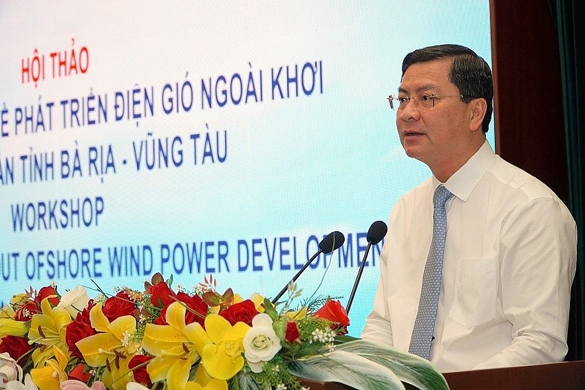 Nguyen Cong Vinh, vice chairman of the Ba Ria Vung Tau People's Committee speaks at the event. Nguyen Cong Vinh, vice chairman of the Ba Ria Vung Tau People's Committee speaks at the event.