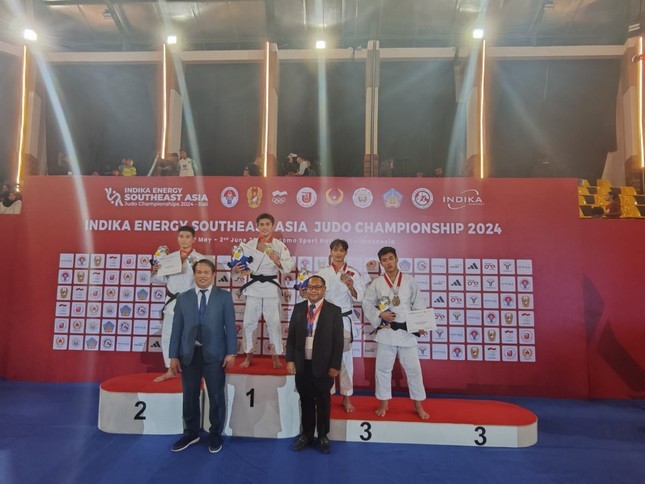 Vietnam win top place in the Southeast Asian Judo Championships 2024. Photo: Vietnam win top place in the Southeast Asian Judo Championships 2024. Photo: