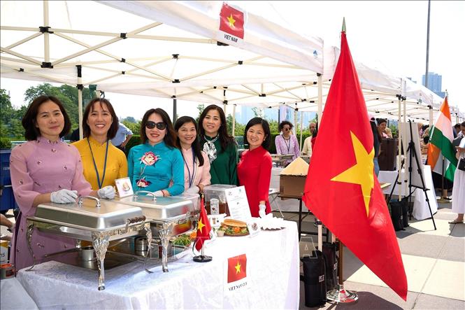 Văn hóa và ẩm thực Việt Nam tạo ấn tượng sâu sắc tại Liên hợp quốc Chú thích ảnh